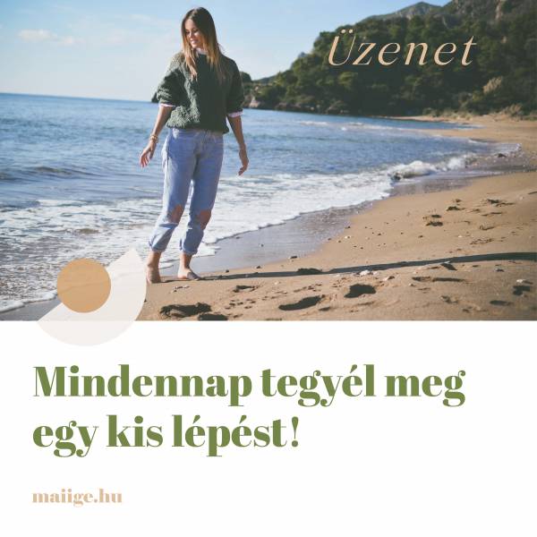 Mindennap tegyél meg egy kis lépést! 